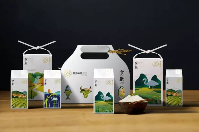 精致大米禮盒包裝設(shè)計的魅力